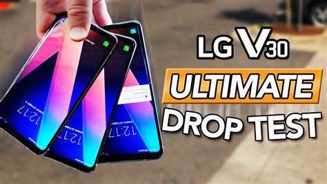 LG V30 ULTIMATE Durability Drop Test VS iPhone 8, Note 8!